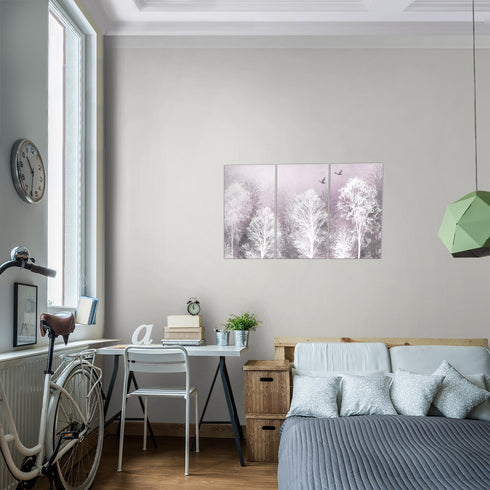 Wandbilder Wohnzimmer XXL Wald Moderne Bilder Abstrakt